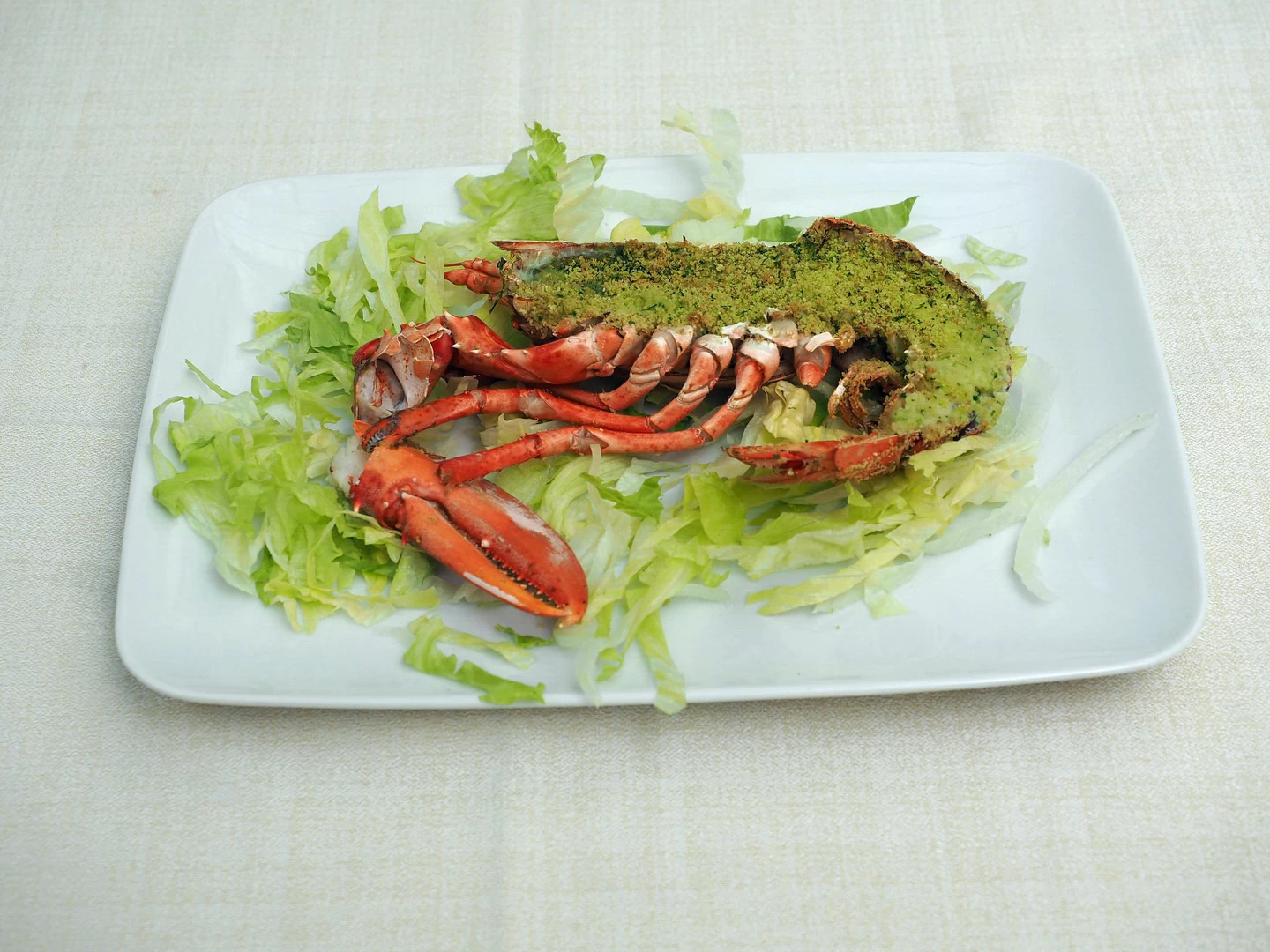 Astice gratinato